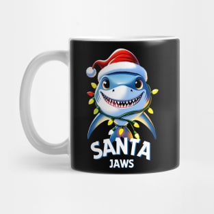 Santa Jaws - Christmas shark Mug